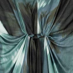 Pre Owned Diane Von Furstenberg Milton Printed Dress L