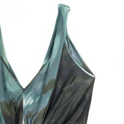 Pre Owned Diane Von Furstenberg Milton Printed Dress L