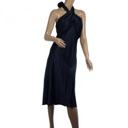 Pre Owned Diane Von Furstenberg Satin William Cocktail Dress L