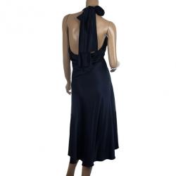 Pre Owned Diane Von Furstenberg Satin William Cocktail Dress L