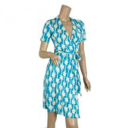 Pre Owned Diane Von Furstenberg Vintage Jude Wrap Dress XS