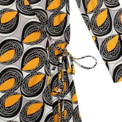 Pre Owned Diane Von Furstenburg Naoki Wrap Dress S