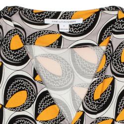 Pre Owned Diane Von Furstenburg Naoki Wrap Dress S