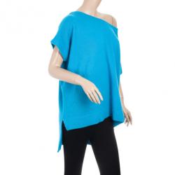 Pre Owned Diane von Furstenberg Blue Brianna Sweater M