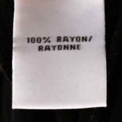 Pre Owned Diane von Furstenberg Black Jersey New Julian Two Wrap Dress M