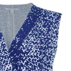 Pre Owned Diane Von Furstenberg Kawena Printed Jumpsuit L