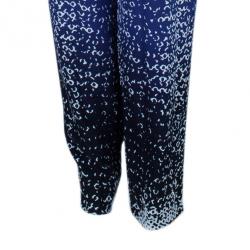 Pre Owned Diane Von Furstenberg Kawena Printed Jumpsuit L