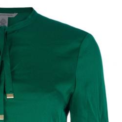Pre Owned Diane von Furstenberg Whitman Stretch Silk Top S