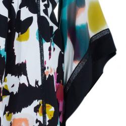 Pre Owned Diane Von Furstenberg Leena Babydoll Silk Dress S