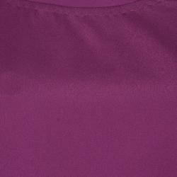 Pre Owned Diane Von Furstenberg Clemence Pleated Sleeve Fuchsia Top M