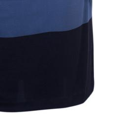 Pre Owned Diane Von Furstenberg New Christa Striped Silk Belted Dress L