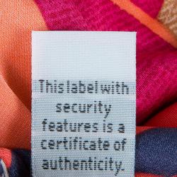 مملوكة مسبقًا Diane Von Furstenberg Multicolor Geometric Print Silk Freya Dress L