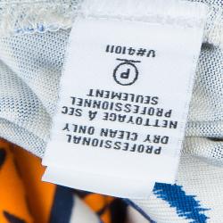 Pre Owned Diane Von Furstenberg Multicolor Printed New Julian Two Desert Band Wrap Dress S