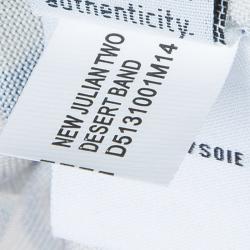 Pre Owned Diane Von Furstenberg Multicolor Printed New Julian Two Desert Band Wrap Dress S