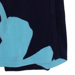 Pre Owned Diane Von Furstenberg Kinaya Knit Wrap Dress L