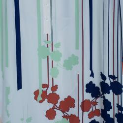 Pre Owned Diane Von Furstenberg Karin Printed Shirt Dress XL