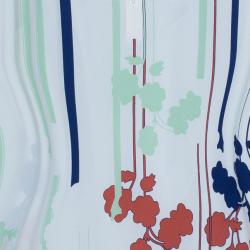 Pre Owned Diane Von Furstenberg Karin Printed Shirt Dress XL