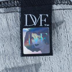 Pre Owned Diane Von Furstenberg Frankie Monochrome Print Skirt S