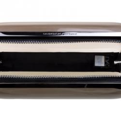 Pre Owned Diane Von Furstenberg Black Plexi Joia Minaudiere