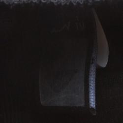 Pre Owned Diane Von Furstenberg Black/Gold Crystal Embellished Tonda Clutch