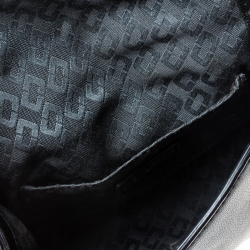 Pre Owned Diane Von Furstenberg Black Leather Mini Flirty Lips Crossbody Bag