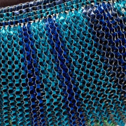 Diane Von Furstenberg Multicolor Chainlink Leather Medium Stephanie Hobo