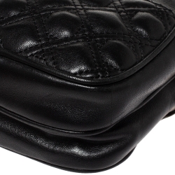 Pre Owned Diane Von Furstenberg Black Leather Crossbody Bag