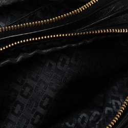 Pre Owned Diane Von Furstenberg Black Leather Crossbody Bag