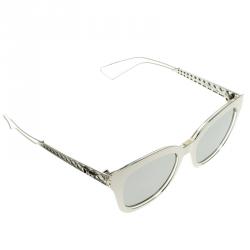 مملوكة مسبقًا Dior Silver Mirrored TGUDC Diorama 1 Sunglasses