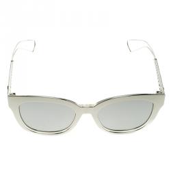 مملوكة مسبقًا Dior Silver Mirrored TGUDC Diorama 1 Sunglasses
