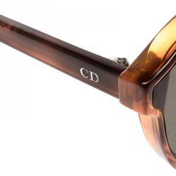 مملوكة مسبقًا Dior Black/Tortoise Shell 0562M Wayfarer Sunglasses