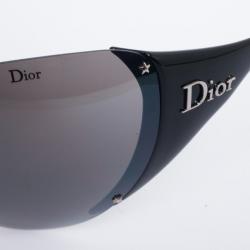 مملوكة مسبقًا Christian Dior Black Ski 1 Shield Wrap Womens Sunglasses