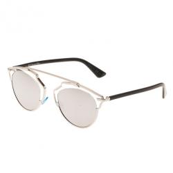 مملوكة مسبقًا نظارة شمسية ديور سو ريل مستديرة فضية