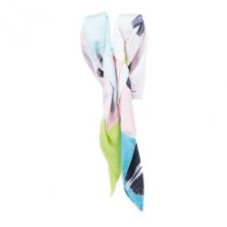 Dior Color Block Printed Square Scarf