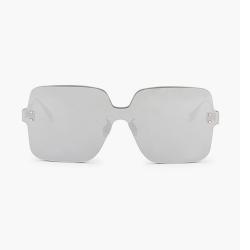 Pre Owned Dior Gold Quarke1 Oversized Sunglasses