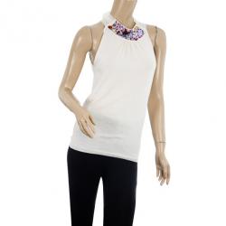 مملوكة مسبقًا Dior Halterneck Embellished Top M