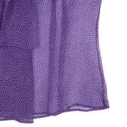 Pre Owned Dior Chiffon Scarf Top M