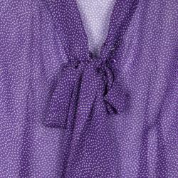 Pre Owned Dior Chiffon Scarf Top M