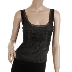 مملوكة مسبقًا Dior Black Lace Camisole M