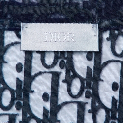 Dior Homme Navy Blue Oblique Jersey Sheer T-Shirt M