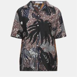 Pre Owned Dior Multicolor Printed Cotton Shirt L (FR 40)