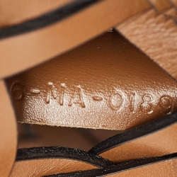 Pre Owned Dior Brown Woven Leather DiorCabas Tote
