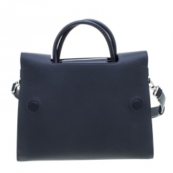 Pre Owned Dior Grey Leather Medium Diorever Bag