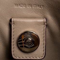 مملوكة مسبقًا حقيبة يد ديور شوبر ديوريسيمو متوسطة جلد ثعبان وجلد ذهبية