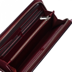 مملوكة مسبقًا Dior Blue Leather Diorissimo Voyageur  Zip Around Wallet