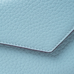 Pre Owned محفظة ديور أنفيلوب ديوريسيمو جلد زرقاء فاتحة