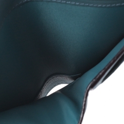 Pre Owned محفظة ديور أنفيلوب ديوريسيمو جلد زرقاء فاتحة