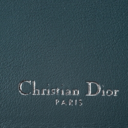 Pre Owned محفظة ديور أنفيلوب ديوريسيمو جلد زرقاء فاتحة