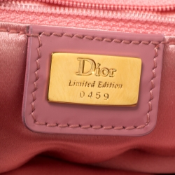 Pre Owned Dior Multicolor Printed Silk Limited Edition 0459 Koi Saddle Bag