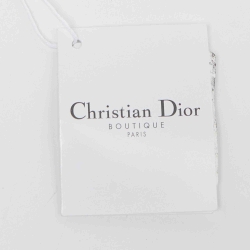 Pre Owned Dior Blue/White Leather Small Dior Vibe Bucket Bag